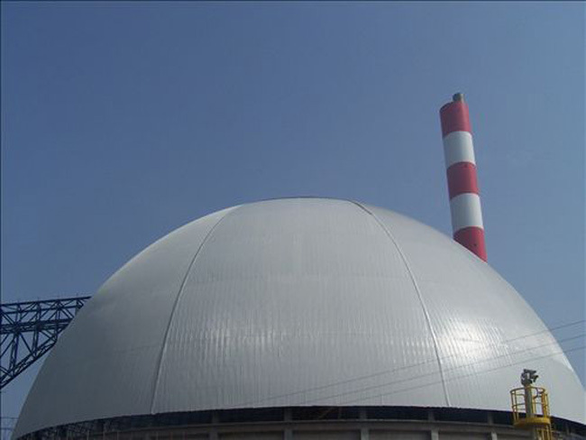 泰州球形发电厂网架工程